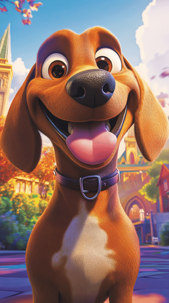 a happy dog about to go to a luxury dog boarding kennel in South Carolina