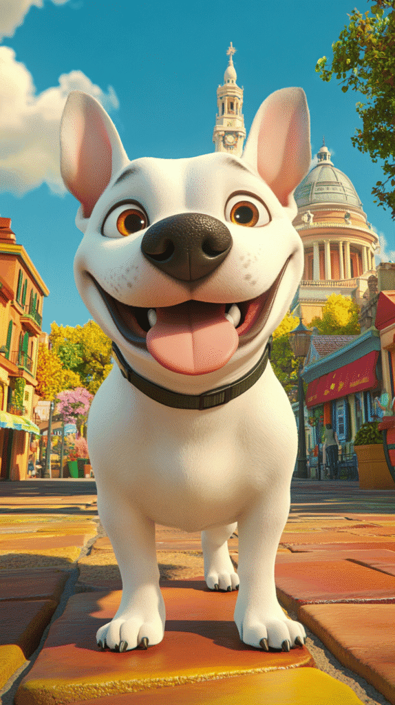 a happy dog about to go to a luxury dog boarding kennel in North Dakota