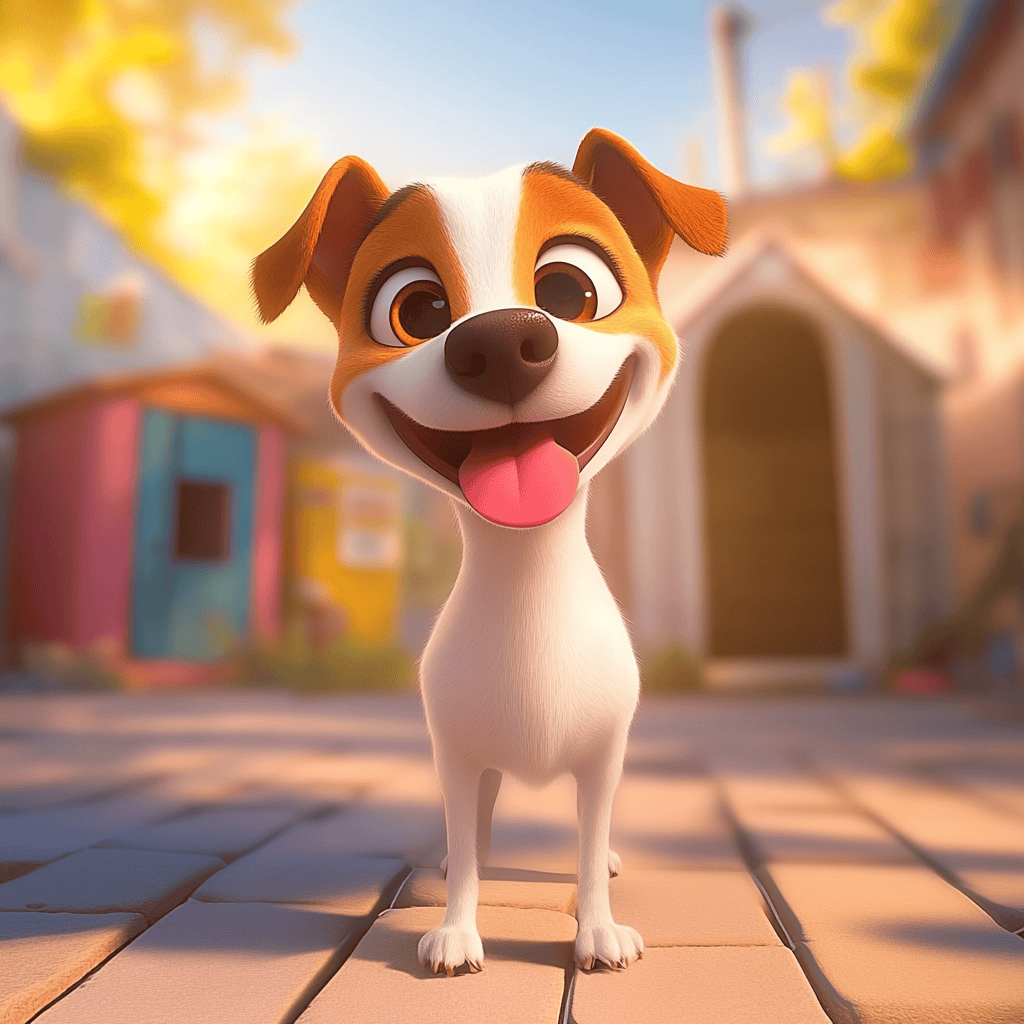 A happy dog at a luxury dog boarding kennel