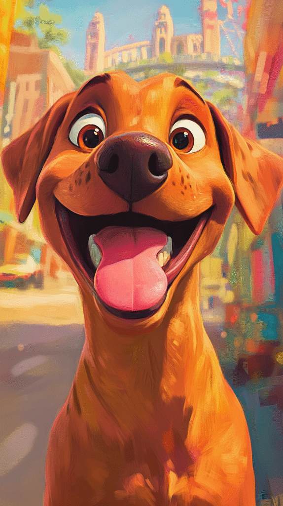 A happy dog about to go to a luxury dog boarding kennel in Kansas