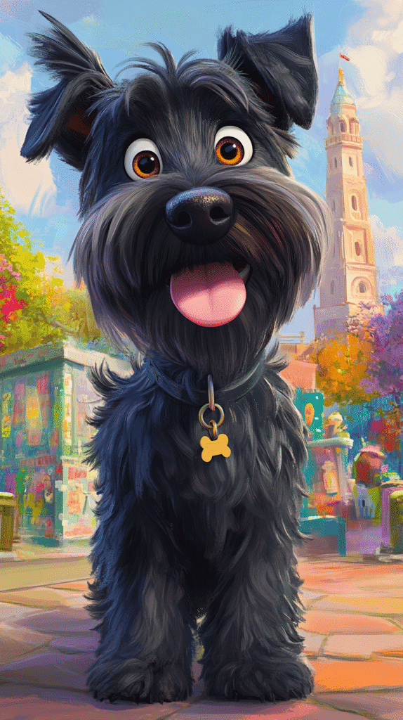 A happy dog that is about to go to a luxury dog boarding kennel in Illinois