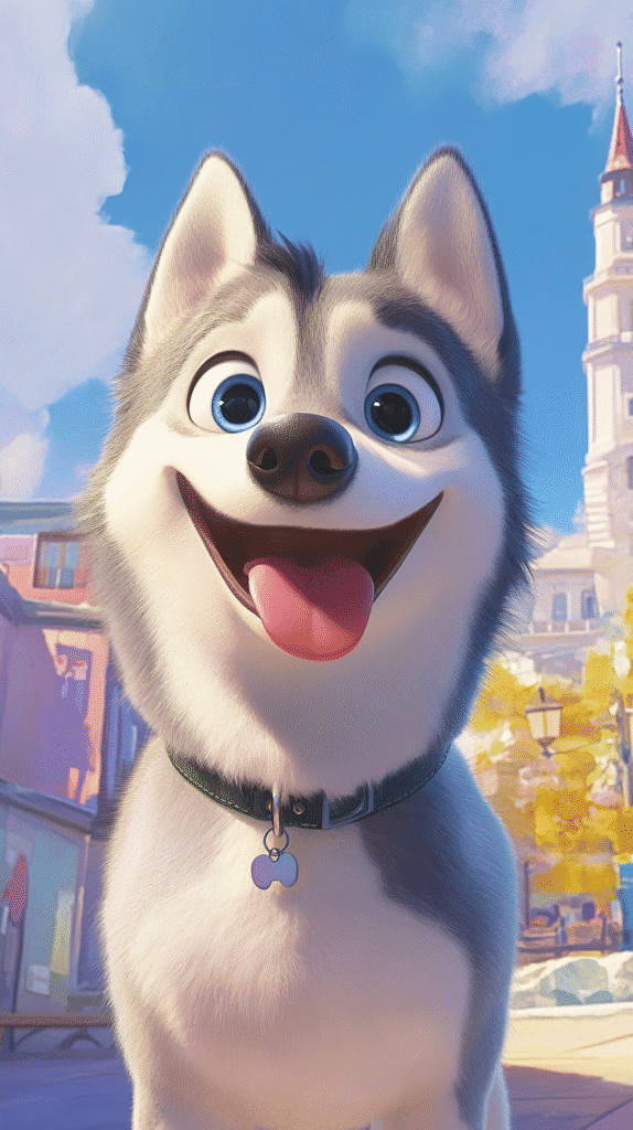 A happy dog about to go to a luxury dog boarding kennel in Indiana